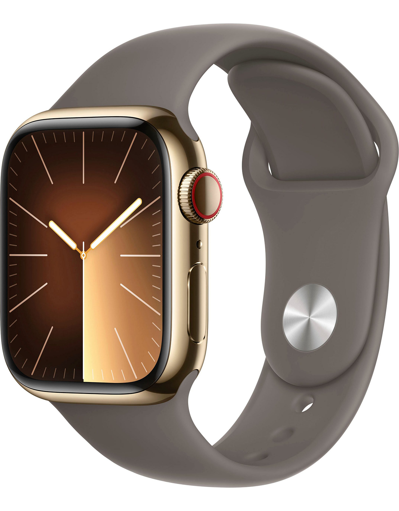 (4,1 OS 9 Apple GPS – Band Zoll, Edelstahl Smartwatch Cellular Series 41mm Watch cm/1,61 Watch 10), + Sport