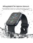 Mutoy Smartwatch Damen Herren Smartwatch