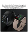 Mutoy Smartwatch Damen Herren Smartwatch